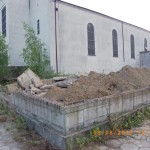 Prace wyburzeniowe przy kościele Podwyższenia Krzyża w Gdyni Wit 073